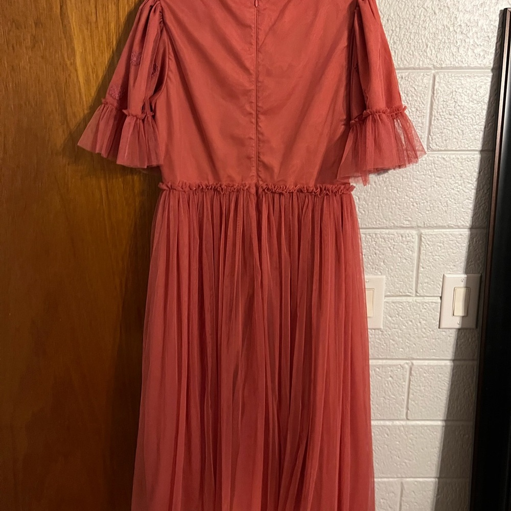 JessaKae Dusty Pink Embroidered Dress - Picture 3 of 3